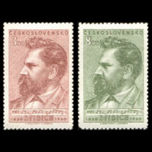 Series of Stamps Czechoslovakia 1950 - Zdeněk Fibich