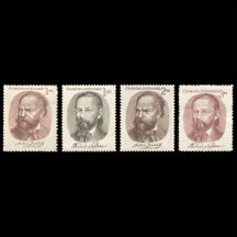 Series of stamps Czechoslovakia 1951 - Prague Spring