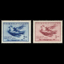 Series of Stamps Czechoslovakia 1951 - Congress of Peace Defenders
