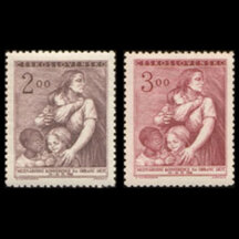 Series of Stamps Czechoslovakia 1952 - Conference on the Protection of Children