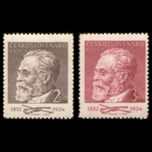 Series of stamps Czechoslovakia 1952 - Otakar Ševčík