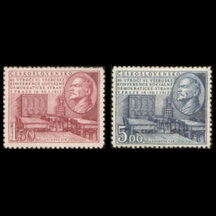 Series of Stamps Czechoslovakia 1952 - All-Russian Conference