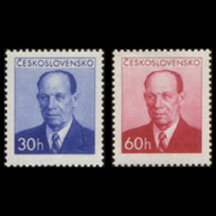 Series of stamps Czechoslovakia 1953 - Antonín Zápotocký
