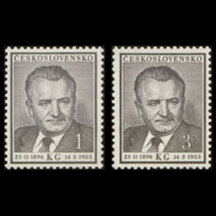 Series of Stamps Czechoslovakia 1953 - Death of K. Gottwald