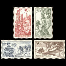 Series of Stamps Czechoslovakia 1956 - Riches of the Country