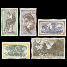Series of Stamps Czechoslovakia 1957 - TANAP