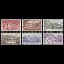 Series of Stamps Czechoslovakia 1958 - Czechoslovak Spas