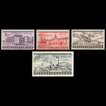 Series of Stamps Czechoslovakia 1958 - Exhibition Brno