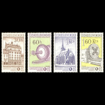 Series of Stamps Czechoslovakia 1959 - Škoda Plzeň