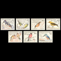Series of Stamps Czechoslovakia 1959 - Birds