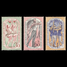 Series of Stamps Czechoslovakia 1960 - Spartakiad (part 2)