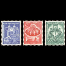 Series of Stamps Czechoslovakia 1961 - 3rd Five-Year Plan
