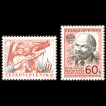 Series of Stamps Czechoslovakia 1962 - USSR