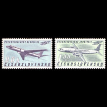 Series of Stamps Czechoslovakia 1963 - Czechoslovak Airlines