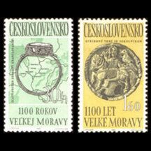 Series of Stamps Czechoslovakia 1963 - Great Moravia