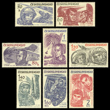 Series of Stamps Czechoslovakia 1964 - Space Research