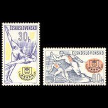 Series of Stamps Czechoslovakia 1964 - Winter Universiade