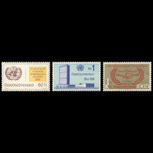 Series of Stamps Czechoslovakia 1965 - 20th Anniversary of the UN