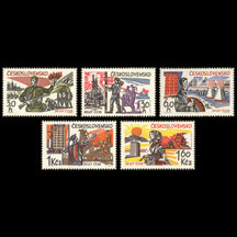 Series of Stamps Czechoslovakia 1965 - Liberation of Czechoslovakia