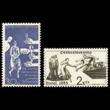 Series of Stamps Czechoslovakia 1965 - Aid to Flooded Areas