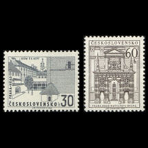 Series of Stamps Czechoslovakia 1965 - Prague Castle