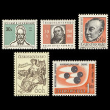 Series of Stamps Czechoslovakia 1965 - Significant Anniversaries II.