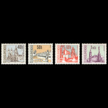 Series of Stamps Czechoslovakia 1966 - Cities III.
