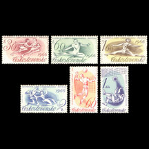 Series of Stamps Czechoslovakia 1966 - Sport