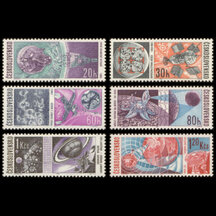 Series of Stamps Czechoslovakia 1966 - Space Research