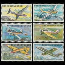 Series of Stamps Czechoslovakia 1967 - Czechoslovak Aircraft