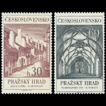 Series of Stamps Czechoslovakia 1967 - Prague Castle