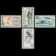 Series of Stamps Czechoslovakia 1967 - Sport