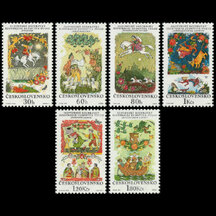 Series of Stamps Czechoslovakia 1968 - Slovak Fairy Tales