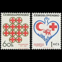 Series of Stamps Czechoslovakia 1969 - Red Cross