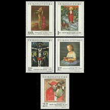 Series of Stamps Czechoslovakia 1969 - Art