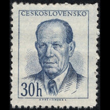 Stamp Czechoslovakia 1953 - Antonín Zápotocký