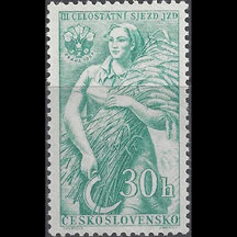 Czechoslovakia Stamp 1957 - JRD Congress