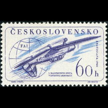 Czechoslovakia Stamp 1960 - World Championship in Aerobatics