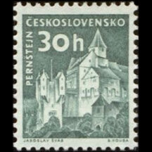 Czechoslovakia Stamp 1961 - Pernštejn