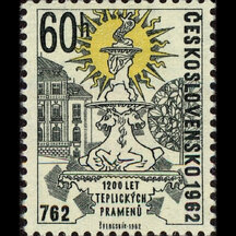 Czechoslovakia Stamp 1962 - Teplice Spa