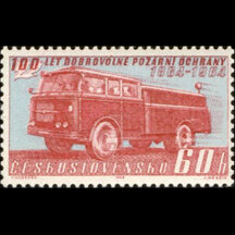 Czechoslovakia Stamp 1964 - Voluntary Fire Brigade