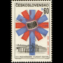 Czechoslovakia Stamp 1964 - Karlovy Vary International Film Festival
