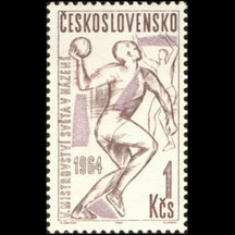 Czechoslovakia Stamp 1964 - Men's Handball World Championship