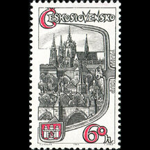Czechoslovakia Stamp 1964 - Prague Castle
