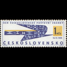 Stamp Czechoslovakia 1966 - Day of the Postage Stamp