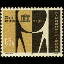 Stamp Czechoslovakia 1966 - UNESCO Anniversary