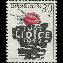 Stamp Czechoslovakia 1967 - Lidice