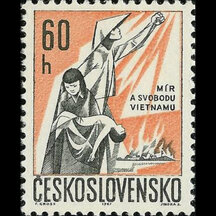 Czechoslovakia Stamp 1967 - Peace for Vietnam
