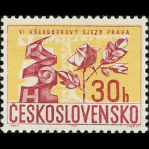 Czechoslovakia Stamp 1967 - All-Union Congress