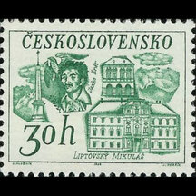 Stamp Czechoslovakia 1968 - Liptovský Mikuláš